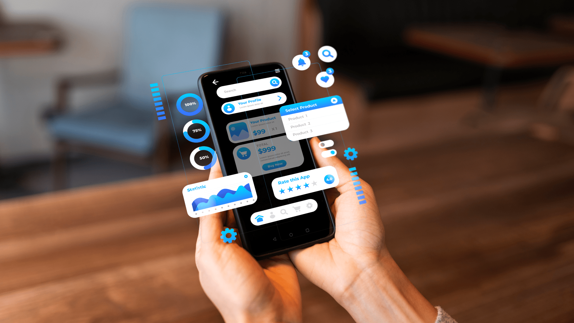 Mobile App UI/UX Design