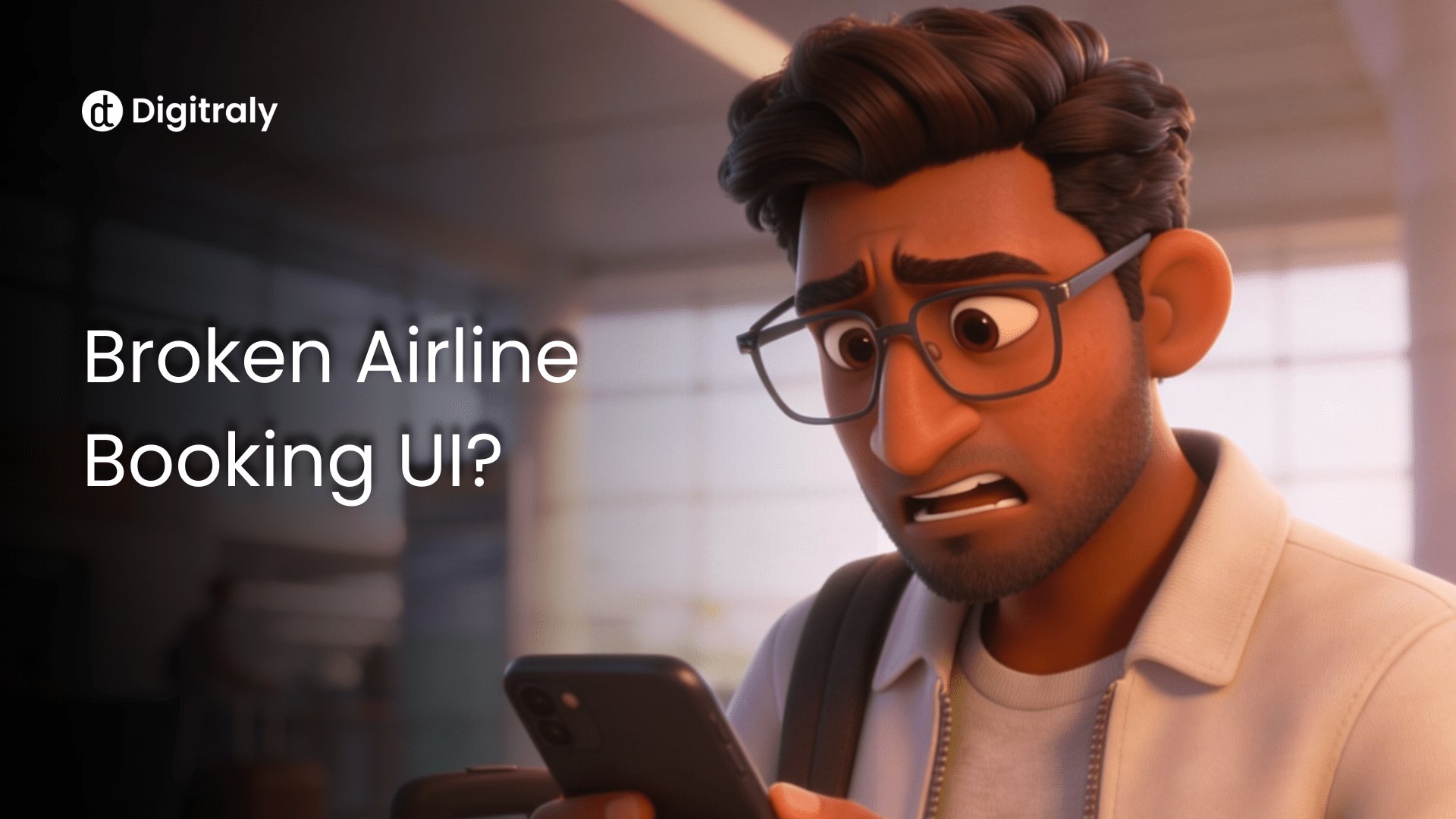 Broken Airline Booking UI