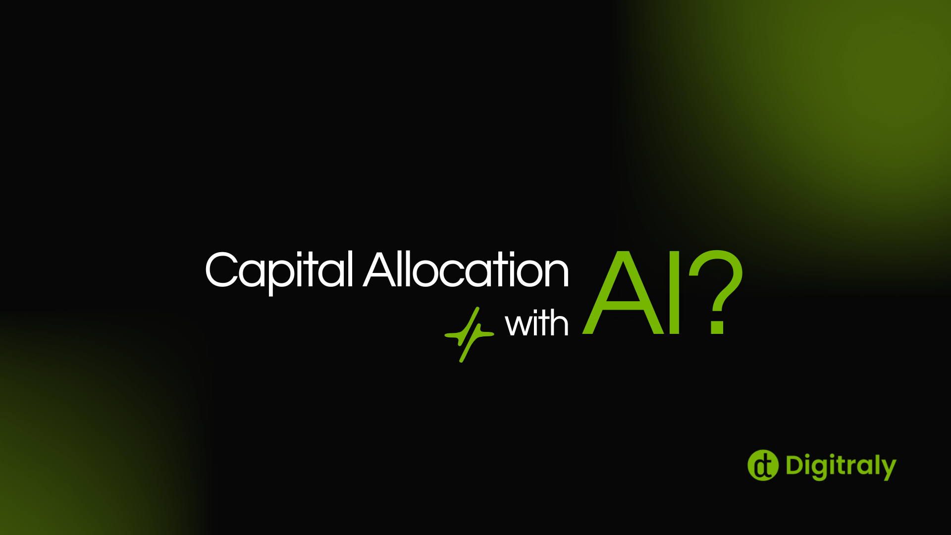 AI Is Changing Capital Allocation in Finance